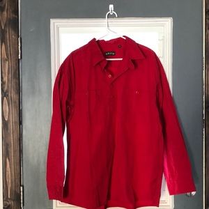 Orvis XL half button down shirt